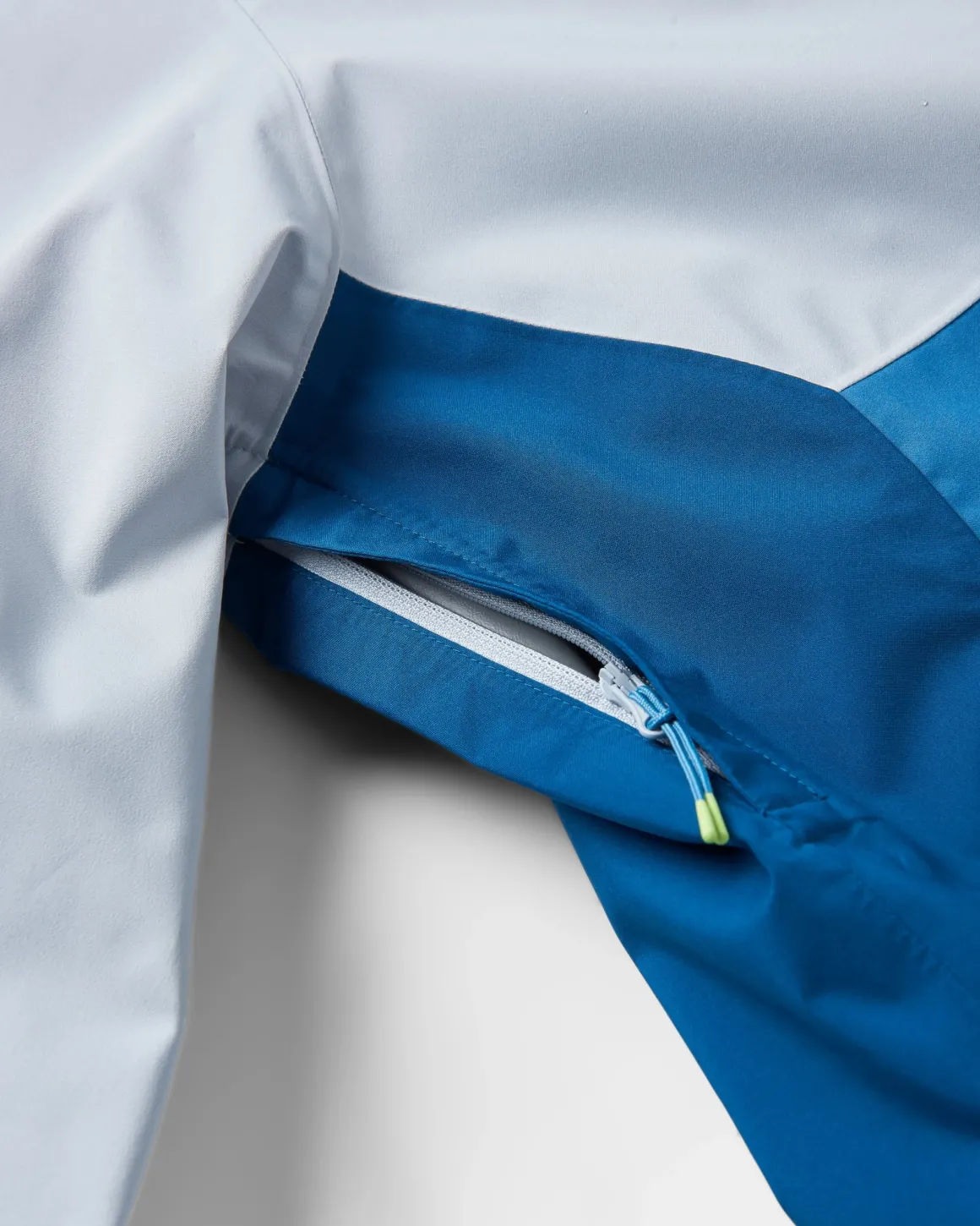 Rainstorm Recycled Waterproof Jacket - Gray Blue/Blue Steel