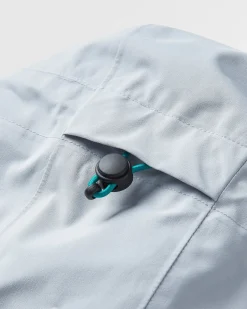 Rainstorm Recycled Waterproof Jacket - Gray Blue/Blue Steel