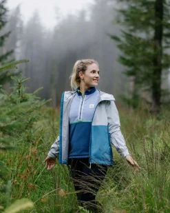 Rainstorm Recycled Waterproof Jacket - Gray Blue/Blue Steel