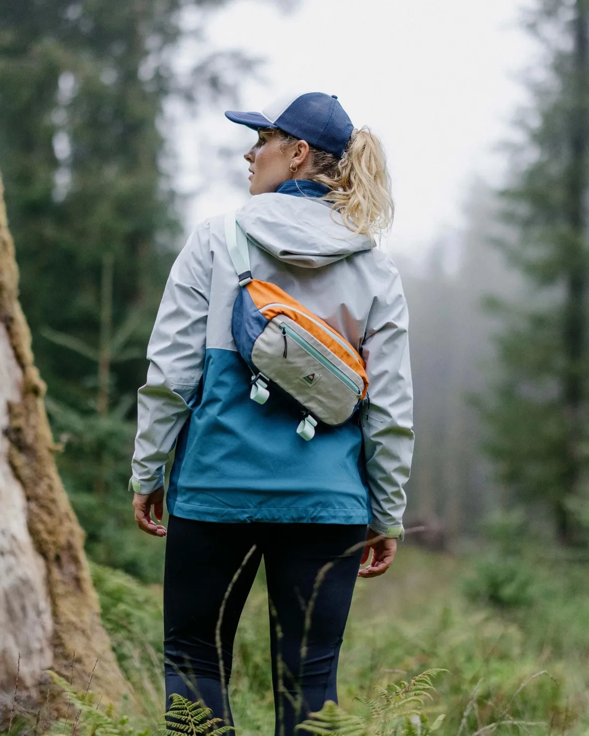 Rainstorm Recycled Waterproof Jacket - Gray Blue/Blue Steel