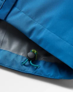 Rainstorm Recycled Waterproof Jacket - Gray Blue/Blue Steel