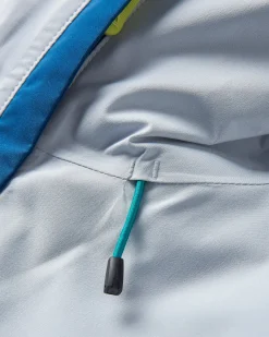 Rainstorm Recycled Waterproof Jacket - Gray Blue/Blue Steel