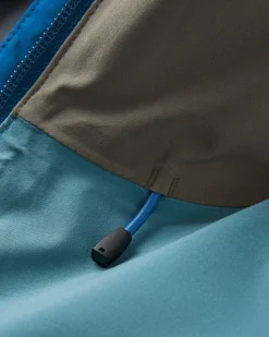 Rainstorm Recycled Waterproof Jacket - Tidal Blue/Arctic/Dusty Olive