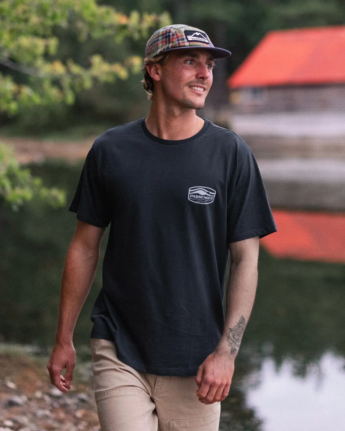 Rambler Recycled Cotton T-Shirt - Black