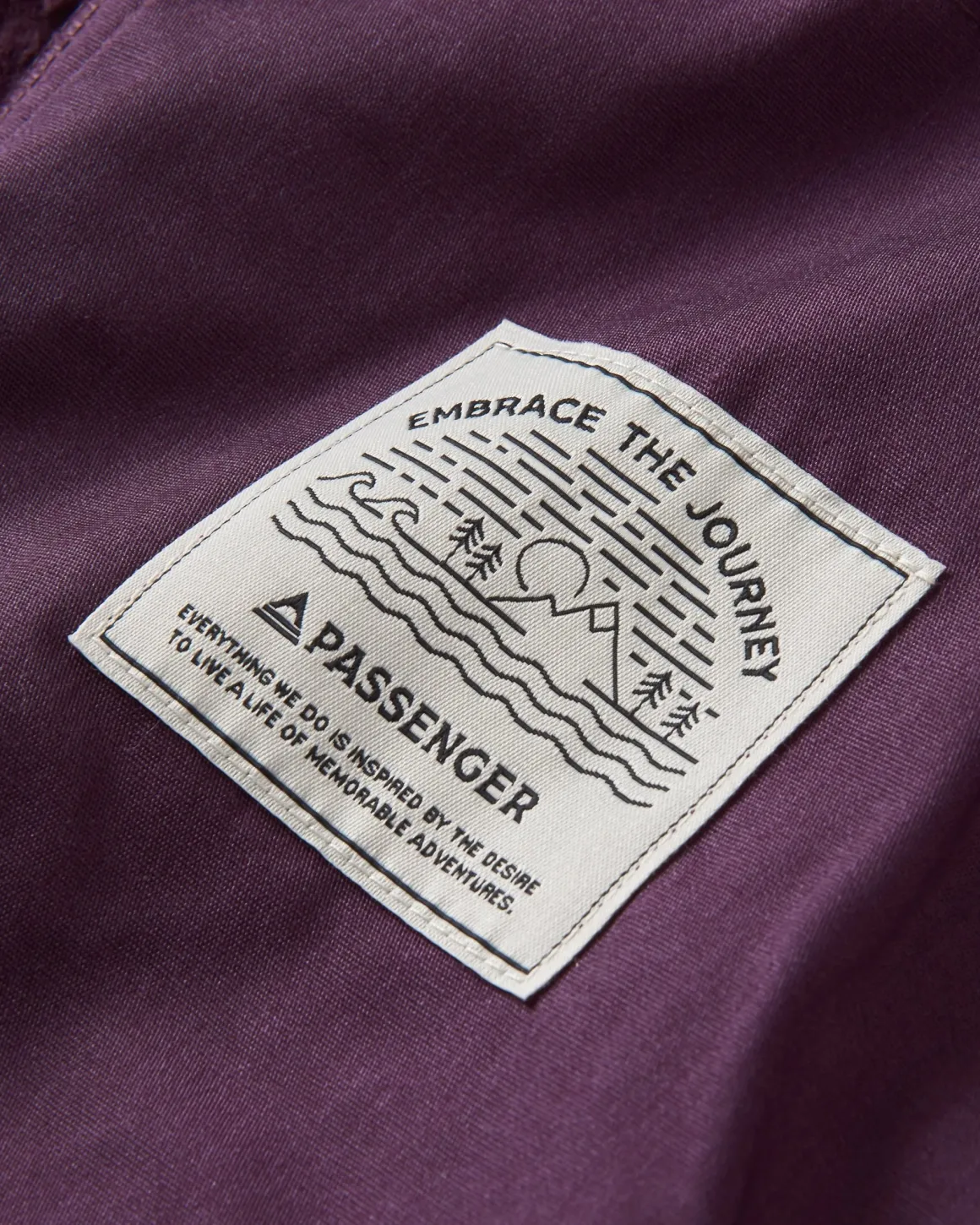 Rappel Recycled Sherpa Oversized Shirt Jacket - Deep Plum