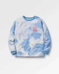 Rediscover Organic Cotton Sweatshirt - Tie Dye Cornflower