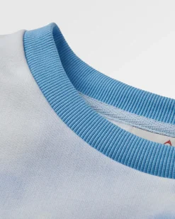 Rediscover Organic Cotton Sweatshirt - Tie Dye Cornflower