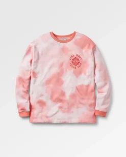 Rediscover Organic Cotton Sweatshirt - Tie Dye Shell Pink