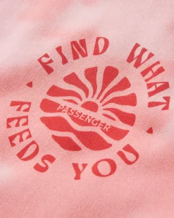 Rediscover Organic Cotton Sweatshirt - Tie Dye Shell Pink