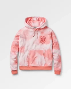 Rediscover Printed Hoodie - Tie Dye Shell Pink