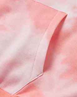 Rediscover Printed Hoodie - Tie Dye Shell Pink