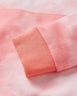 Rediscover Printed Hoodie - Tie Dye Shell Pink