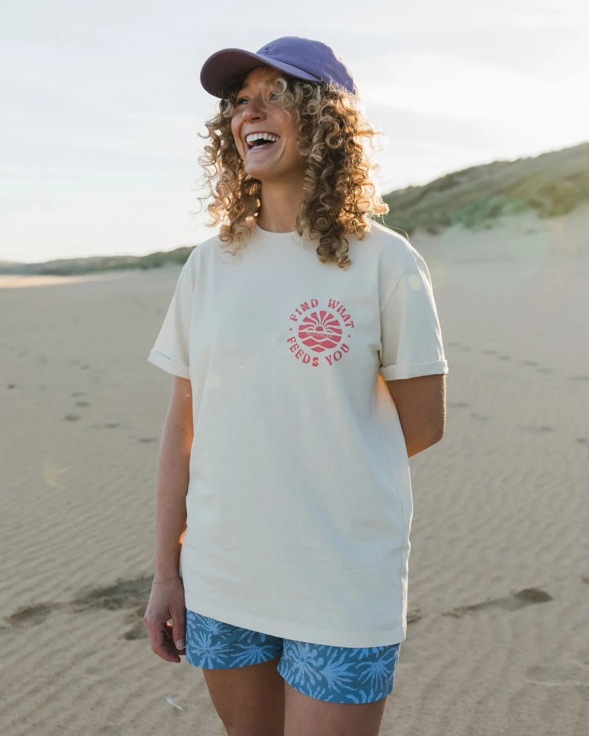 Rediscover Recycled Cotton T-Shirt - Birch