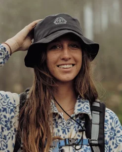 Relaxed Organic Bucket Hat - Black