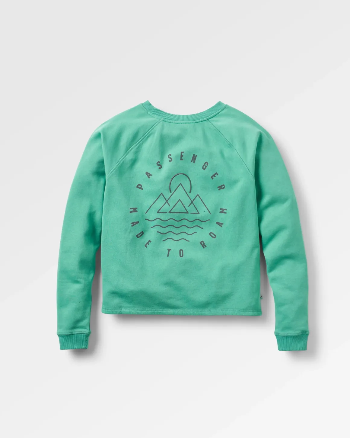 Remote Recycled Cotton Long Sleeve Sweatshirt - Green Spruce