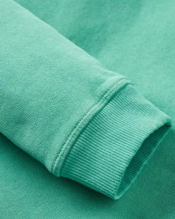 Remote Recycled Cotton Long Sleeve Sweatshirt - Green Spruce