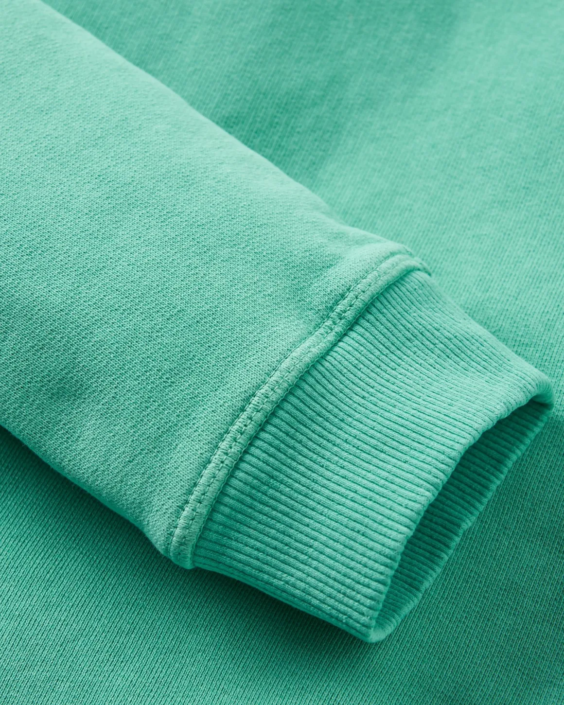 Remote Recycled Cotton Long Sleeve Sweatshirt - Green Spruce