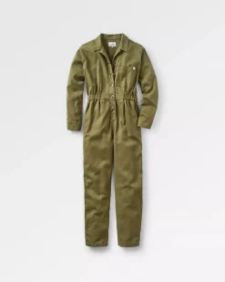 Resonate Boiler Suit - Khaki Green