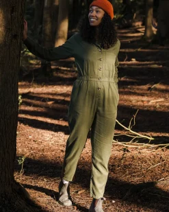 Resonate Boiler Suit - Khaki Green