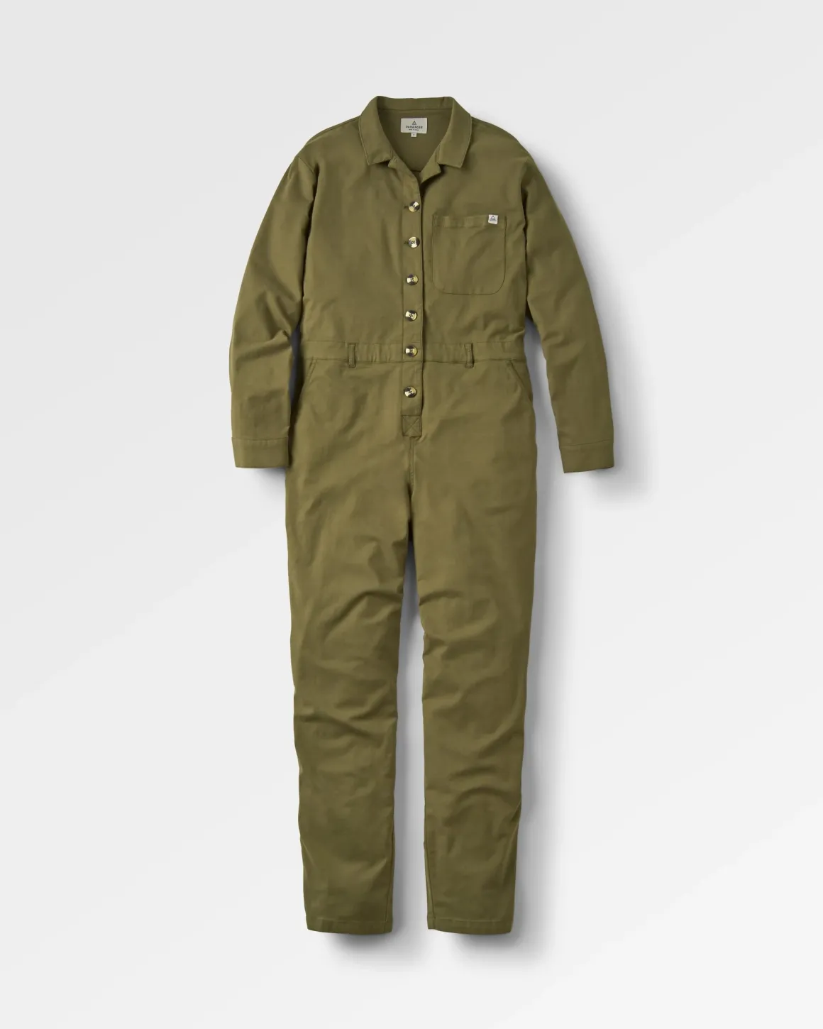 Resonate Organic Cotton Boiler Suit - Khaki