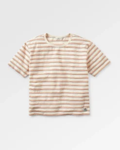 Retro Vibes Organic Cotton T-Shirt - Retro Stripe
