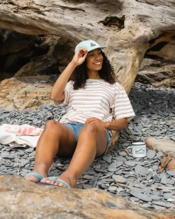 Retro Vibes Organic Cotton T-Shirt - Retro Stripe