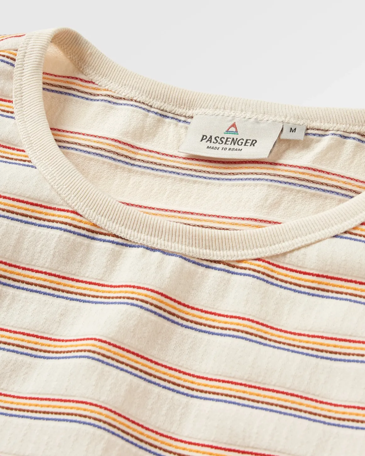 Retro Vibes Organic Cotton T-Shirt - Retro Stripe