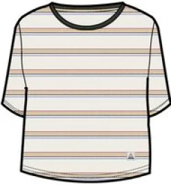 Retro Vibes Organic Cotton T-Shirt - Retro Stripe