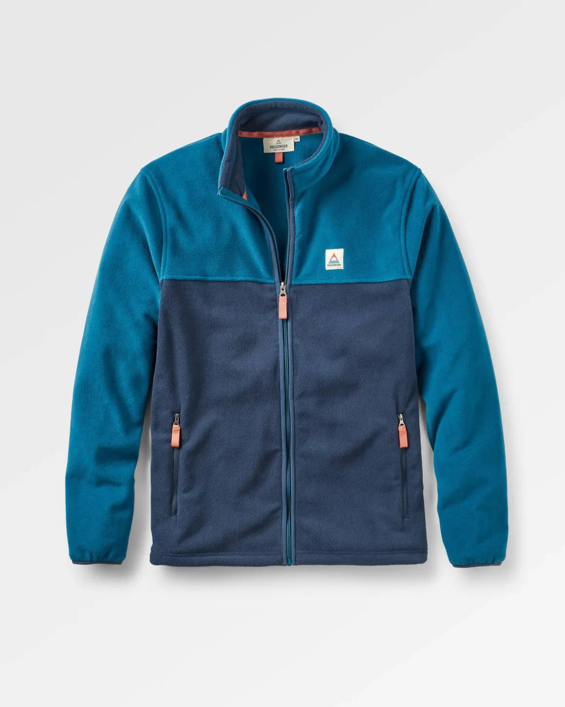 Ridge 2.0 Full Zip Recycled Polar Fleece - Tidal Blue/Rich Navy