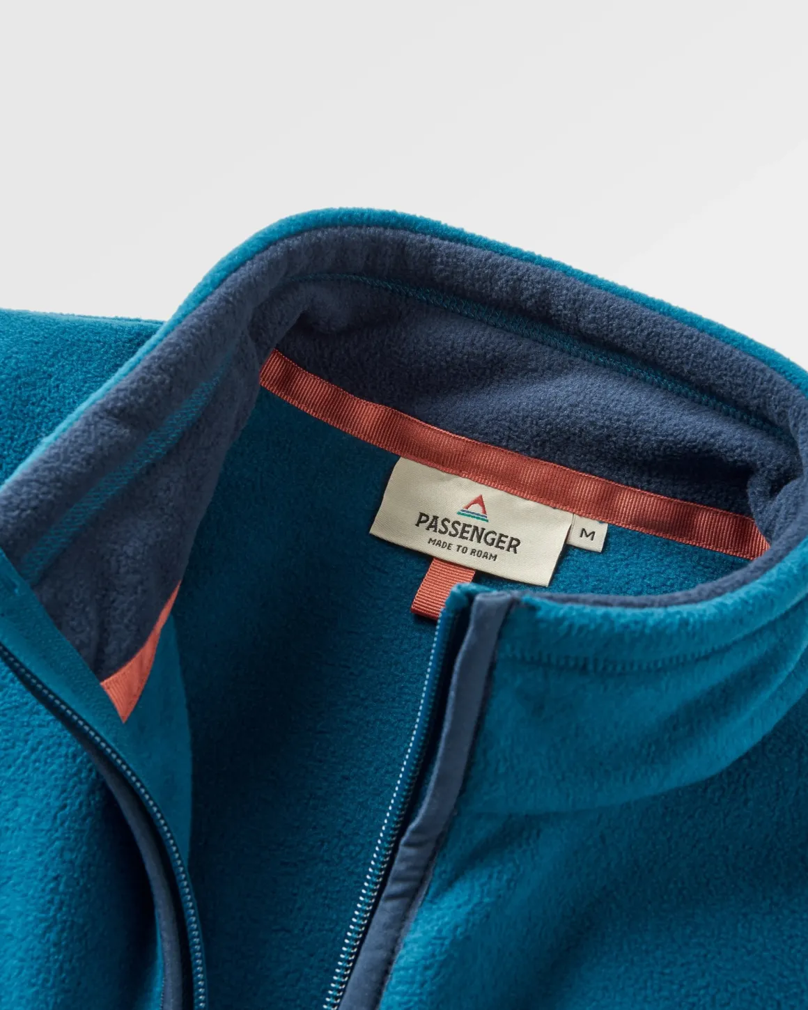Ridge 2.0 Full Zip Recycled Polar Fleece - Tidal Blue/Rich Navy