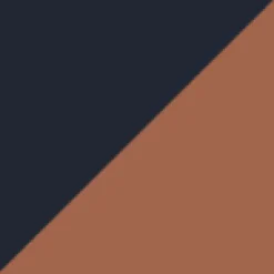 Ridge 2.0 Full Zip Recycled Polar Fleece - Rich Navy/ Burnt Orange