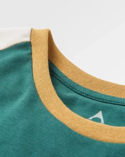 Riser Recycled Cotton Long Sleeve T-Shirt - Mediterranean