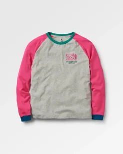 Riser Recycled Cotton Long Sleeve T-Shirt - Mid Gray Marl