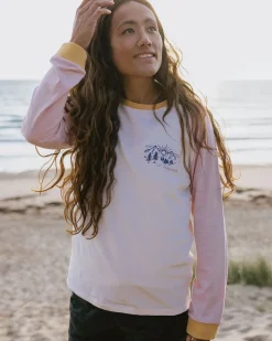 Riser Recycled Cotton Long Sleeve T-Shirt - Birch