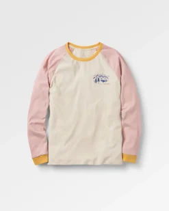 Riser Recycled Cotton Long Sleeve T-Shirt - Birch