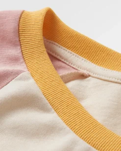 Riser Recycled Cotton Long Sleeve T-Shirt - Birch