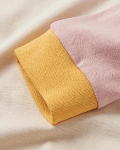 Riser Recycled Cotton Long Sleeve T-Shirt - Birch