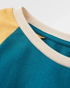 Riser Recycled Long Sleeve T-Shirt - Blue Coral