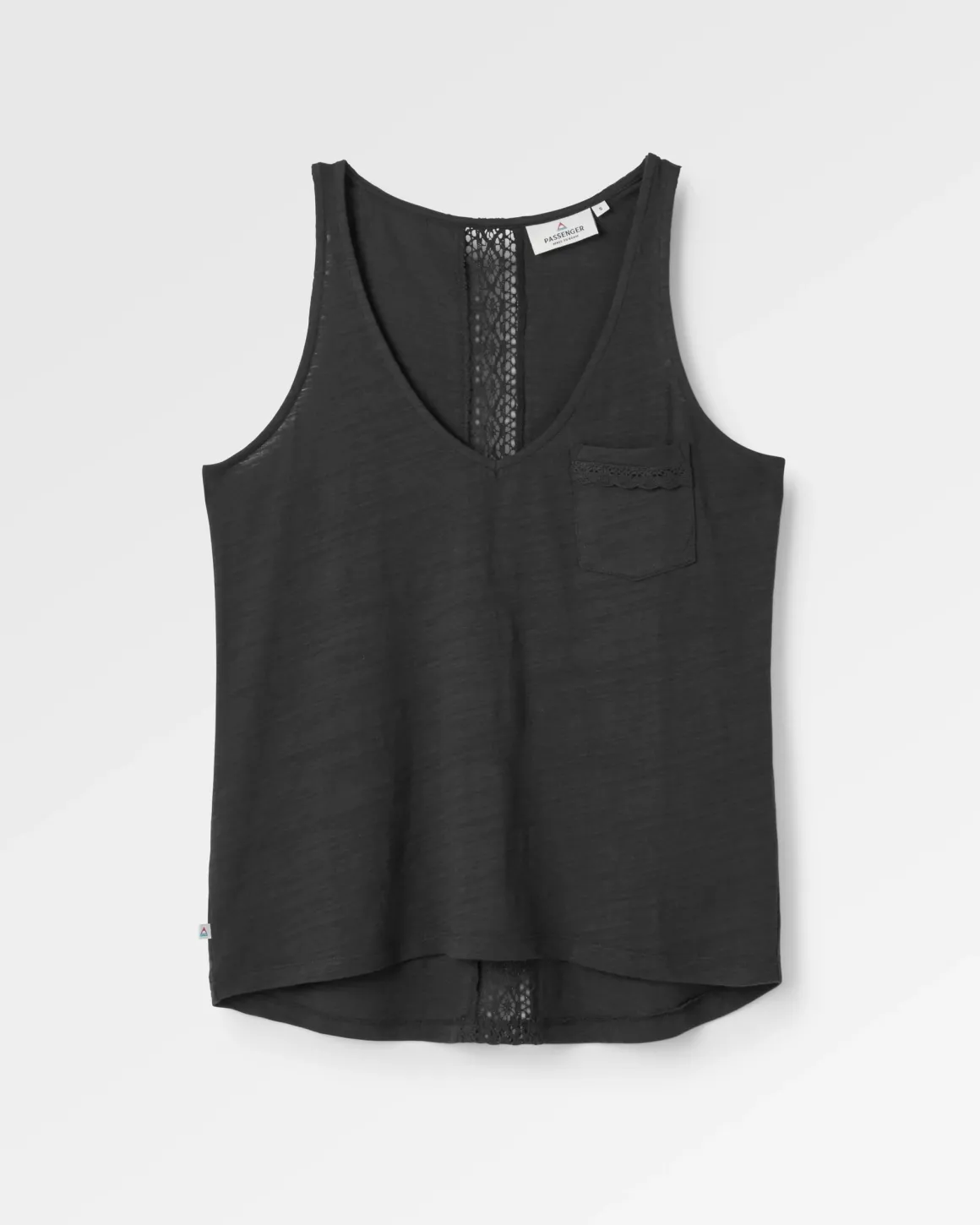 Rivergate Recycled Cotton Long Sleeve Top - Black