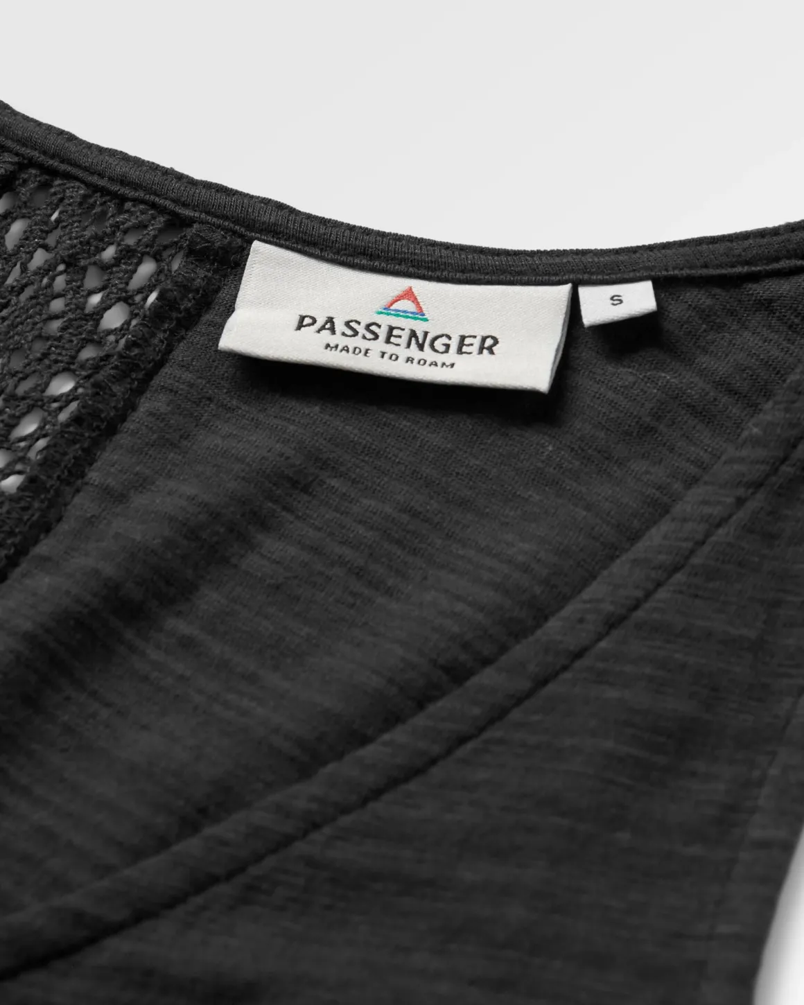 Rivergate Recycled Cotton Long Sleeve Top - Black