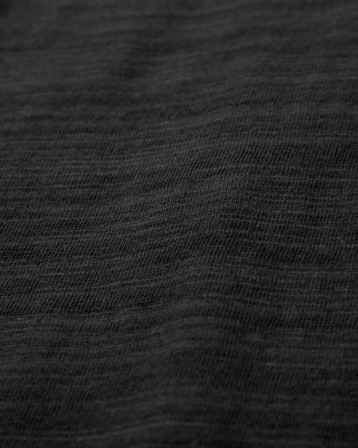 Rivergate Recycled Cotton Long Sleeve Top - Black