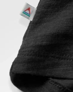 Rivergate Recycled Cotton Long Sleeve Top - Black