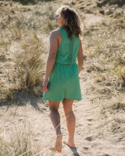 Rivergate Recycled Cotton Dress - Green Spruce