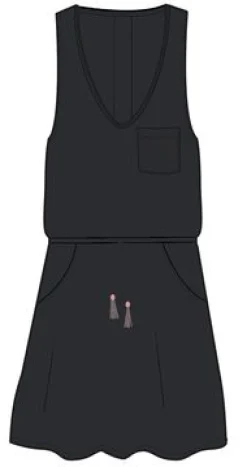 Rivergate Recycled Cotton Dress - Black