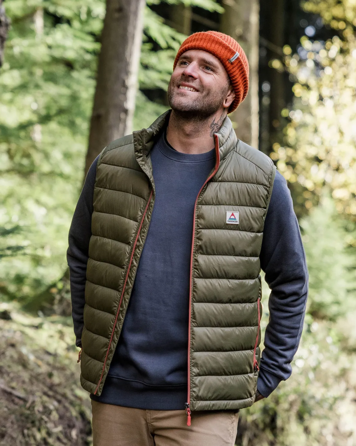 Roamer Insulated Vest - Khaki Green