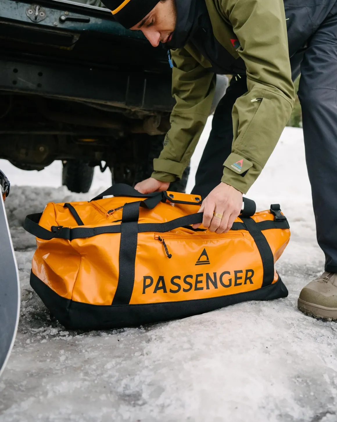 Roamer Recycled 60L Duffel Bag - Sunrise Orange