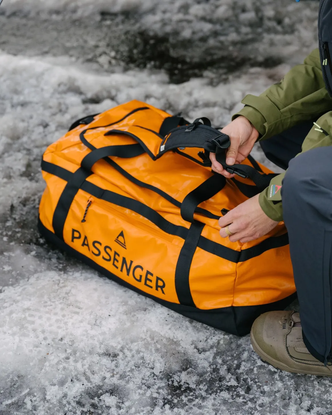 Roamer Recycled 60L Duffel Bag - Sunrise Orange