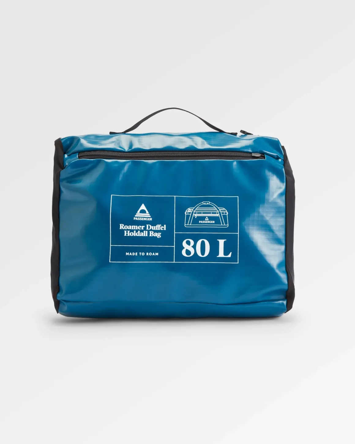 Roamer Recycled 80L Duffel Bag - Tidal Blue