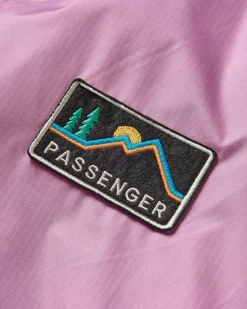 Roaming Recycled Sherpa Lined Changing Robe - Viridian Green/Orchid