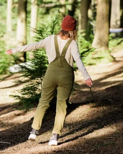 Roamist Organic Cotton Overalls - Khaki Green